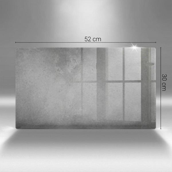 Glasplaat voor grafkaars Achtergrond met betontextuur