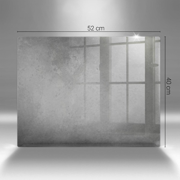 Glasplaat voor grafkaars Achtergrond met betontextuur