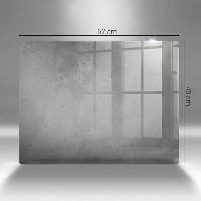 Glasplaat voor grafkaars Achtergrond met betontextuur