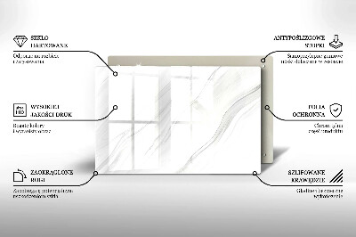 Grafkaars onderzetter Delicaat marmer