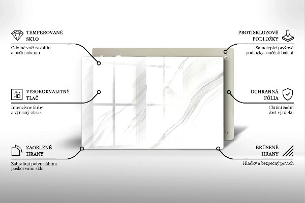 Grafkaars onderzetter Delicaat marmer
