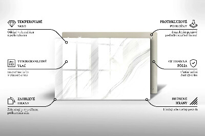Grafkaars onderzetter Delicaat marmer