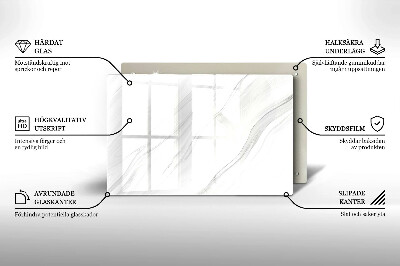 Grafkaars onderzetter Delicaat marmer