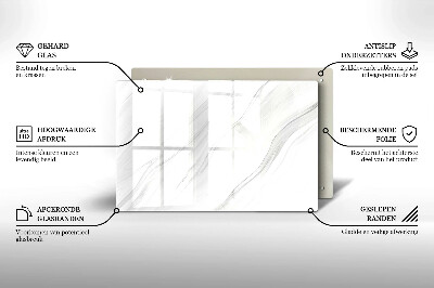 Grafkaars onderzetter Delicaat marmer