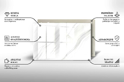 Grafkaars onderzetter Delicaat marmer
