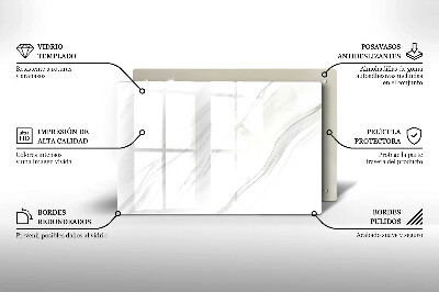 Grafkaars onderzetter Delicaat marmer