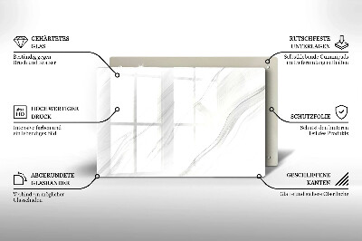 Grafkaars onderzetter Delicaat marmer