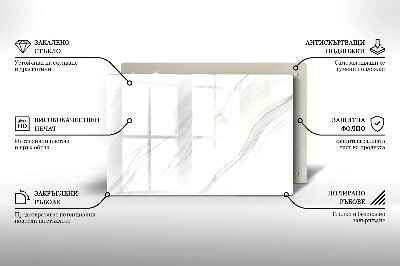 Grafkaars onderzetter Delicaat marmer