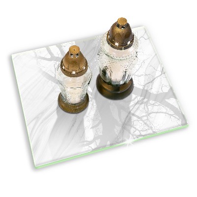 Grafkaars onderzetter Delicaat marmer