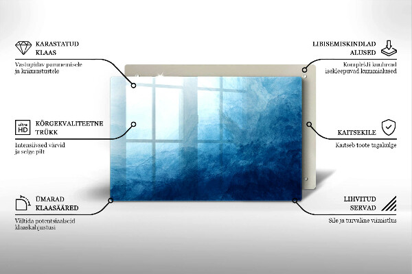 Grafkaars onderzetter Abstracte achtergrond