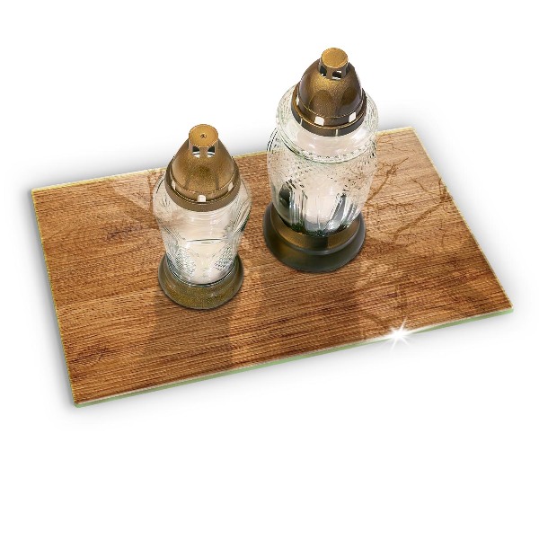 Grafkaars onderzetter Houtnerfstructuur