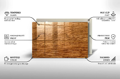 Grafkaars onderzetter Houtnerfstructuur