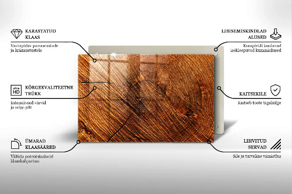 Grafkaars onderzetter Houten constructie