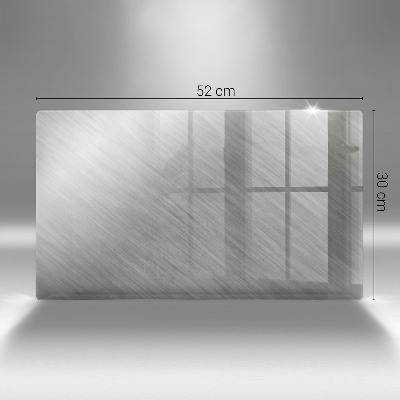 Glasplaat voor grafkaars Achtergrond met metaalstructuur