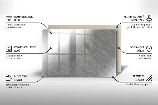 Glasplaat voor grafkaars Achtergrond met metaalstructuur