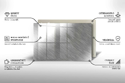 Glasplaat voor grafkaars Achtergrond met metaalstructuur