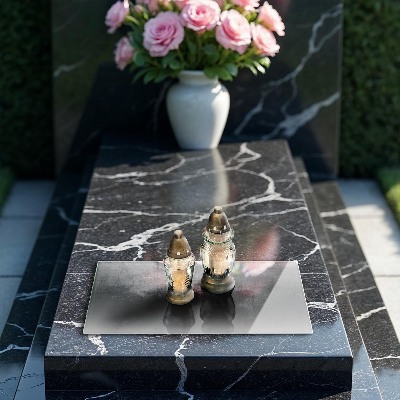 Grafkaars onderzetter Metaaltextuur