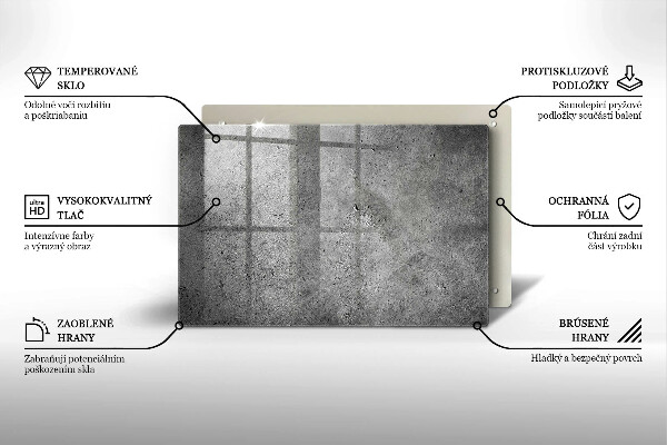 Grafkaars onderzetter Betonsteenstructuur