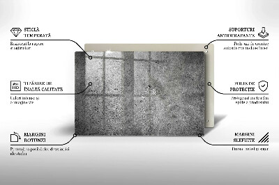 Grafkaars onderzetter Betonsteenstructuur