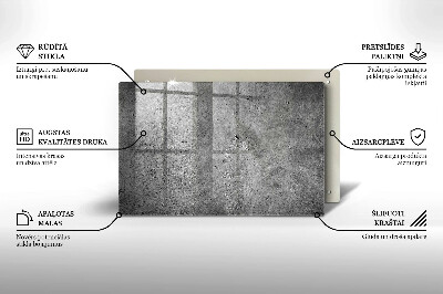Grafkaars onderzetter Betonsteenstructuur