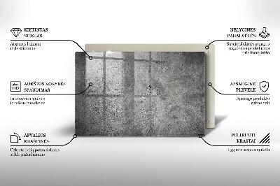 Grafkaars onderzetter Betonsteenstructuur