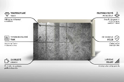 Grafkaars onderzetter Betonsteenstructuur
