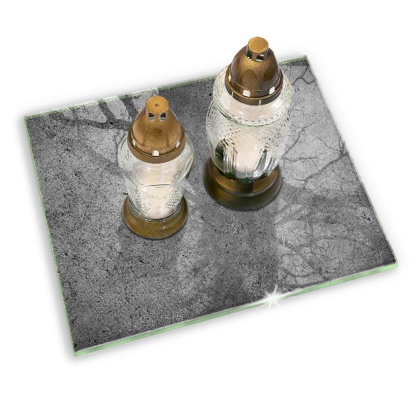 Grafkaars onderzetter Betonsteenstructuur