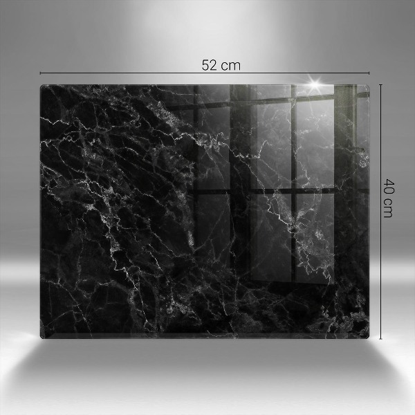 Glasplaat voor grafkaars Elegant marmer