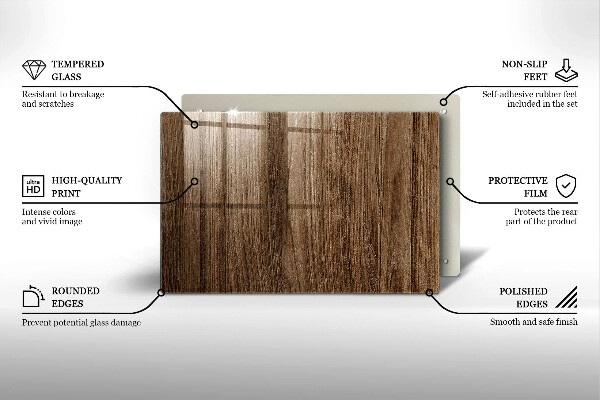 Grafkaars onderzetter Houtstructuur