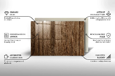 Grafkaars onderzetter Houtstructuur