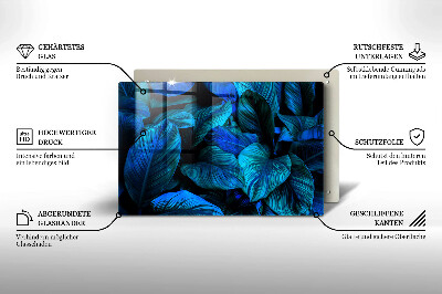Grafkaars onderzetter Bladeren van junglevegetatie