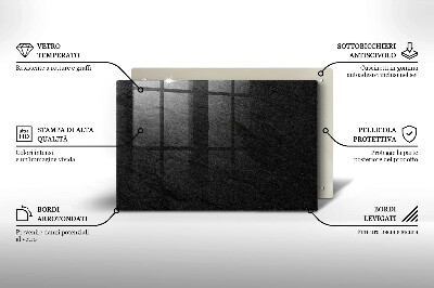 Glasplaat voor grafkaars Steenstructuur