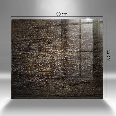 Grafkaars onderzetter Houtstructuur schors