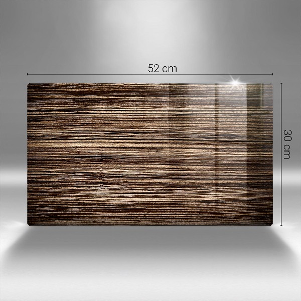 Glasplaat voor grafkaars Houtstructuur