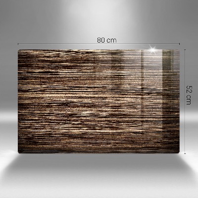 Glasplaat voor grafkaars Houtstructuur