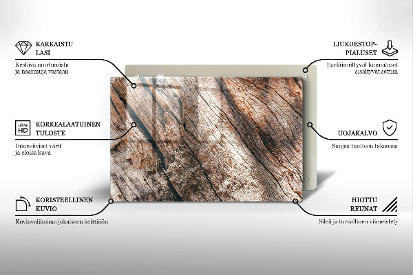 Grafkaars onderzetter Houten constructie
