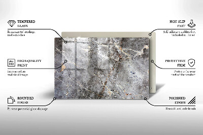 Grafkaars onderzetter Steenstructuur