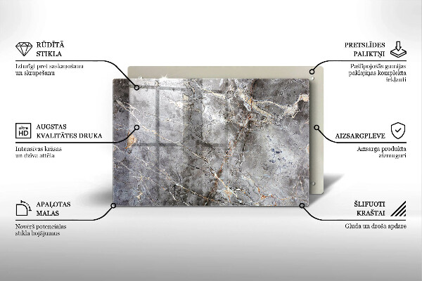 Grafkaars onderzetter Steenstructuur