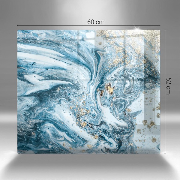 Grafkaars onderzetter Structuur met goud