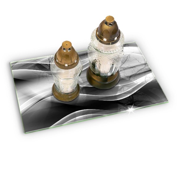 Grafkaars onderzetter Abstracte, zachte lijnen