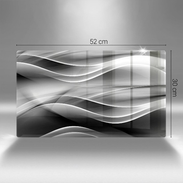 Grafkaars onderzetter Abstracte, zachte lijnen