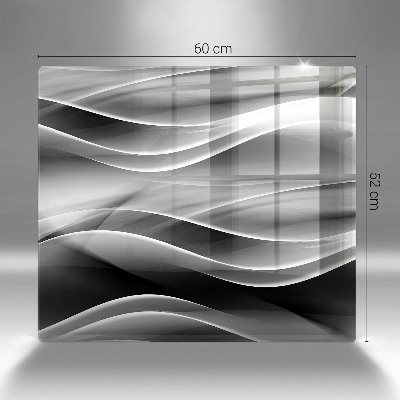 Grafkaars onderzetter Abstracte, zachte lijnen