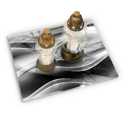 Grafkaars onderzetter Abstracte, zachte lijnen