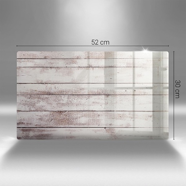 Glasplaat voor grafkaars Oude houten planken