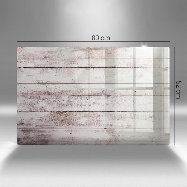 Glasplaat voor grafkaars Oude houten planken