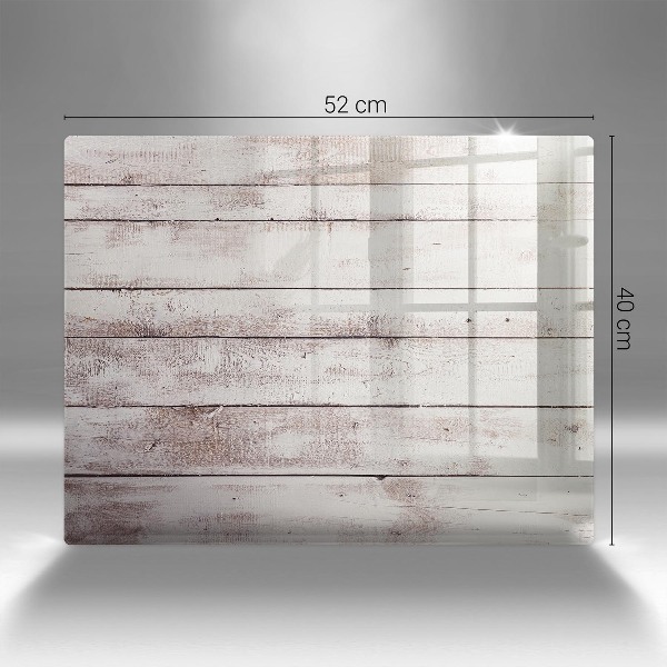 Glasplaat voor grafkaars Oude houten planken