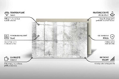 Grafkaars onderzetter Betonstructuur