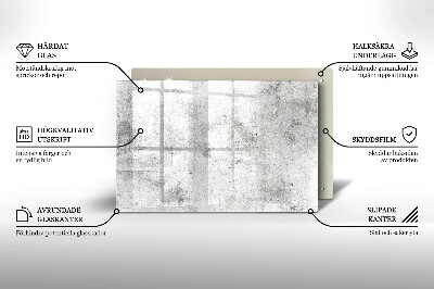 Grafkaars onderzetter Betonstructuur