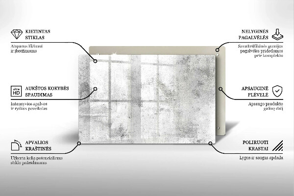 Grafkaars onderzetter Betonstructuur