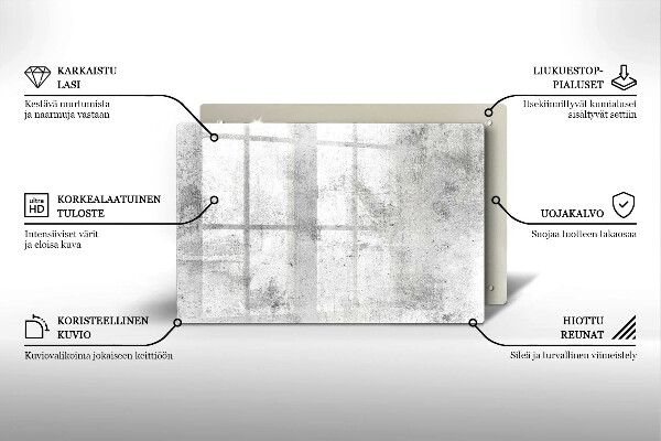 Grafkaars onderzetter Betonstructuur